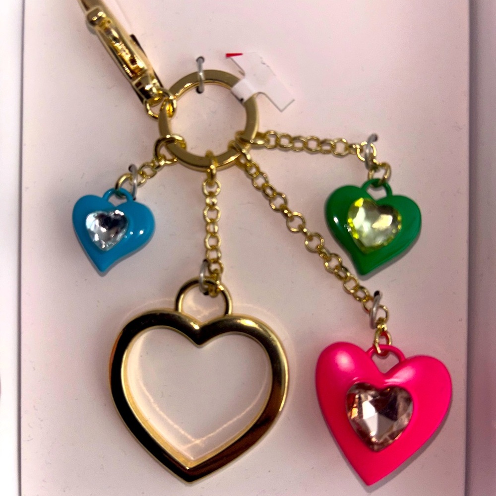 BaubleBar Heart Bag Charm - Picture 2 of 4